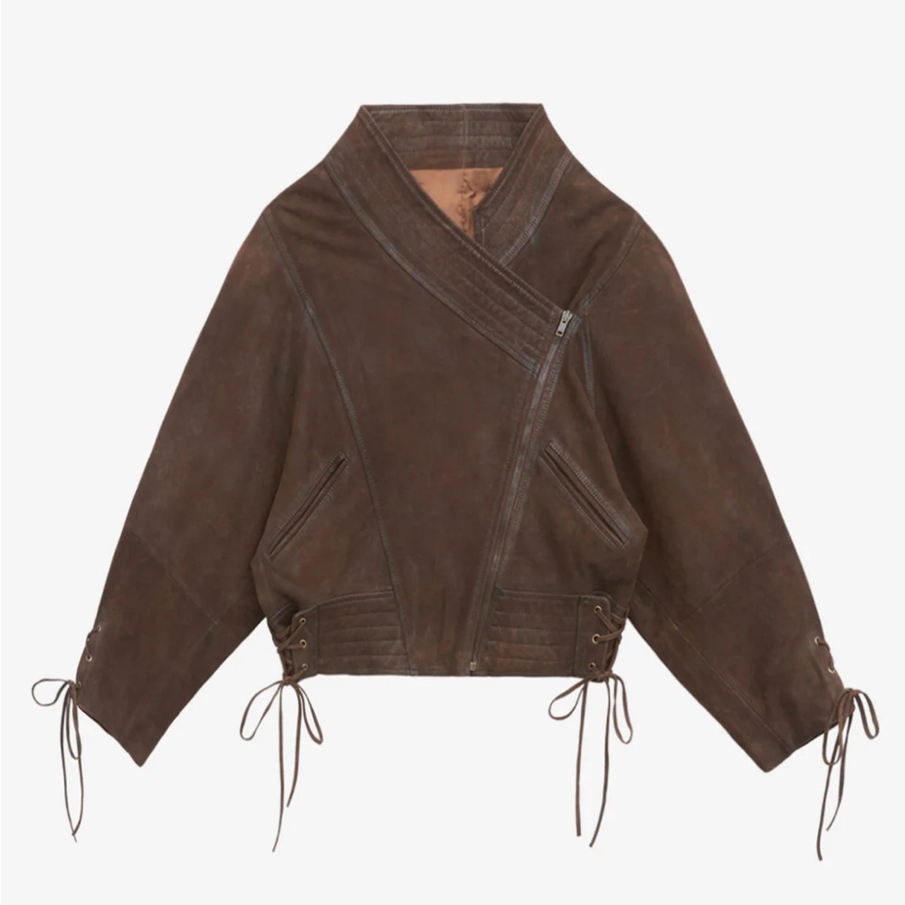 Isabel Marant Edina Brown Suede Jacket